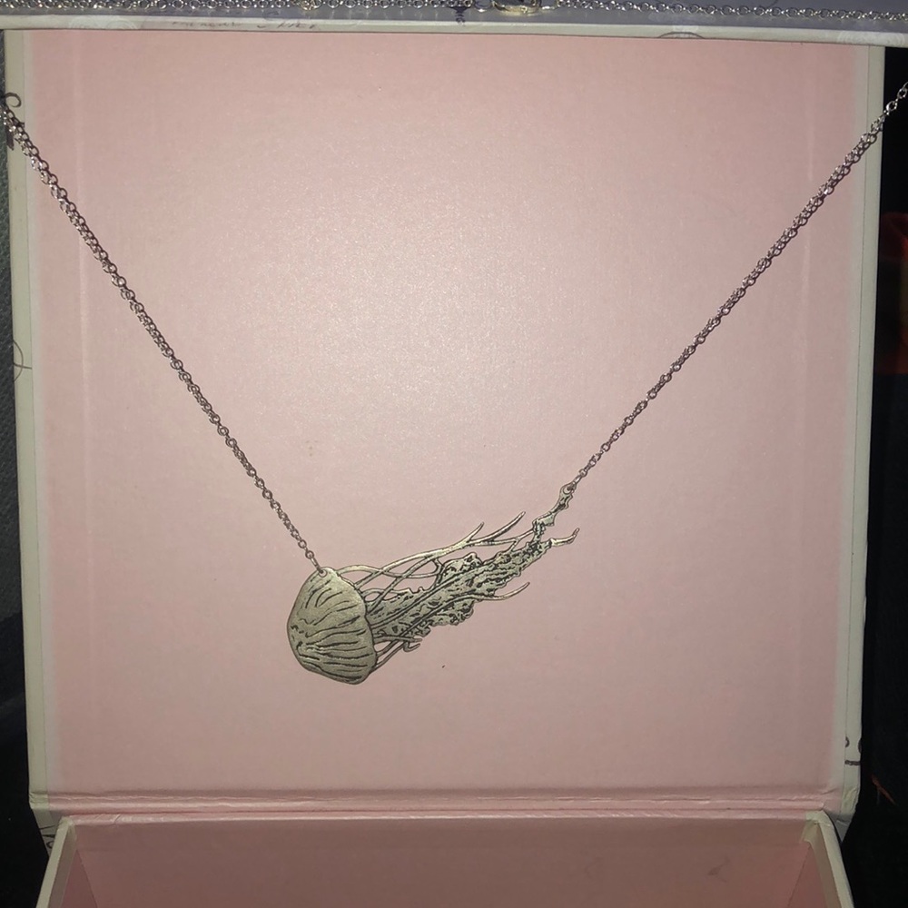 Sterling Silver Jellyfish Necklace